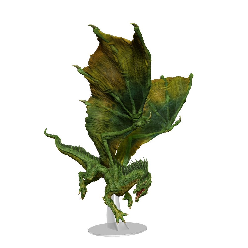 D&amp;D Icons of the Realms Adult Green Dragon Premium Figure