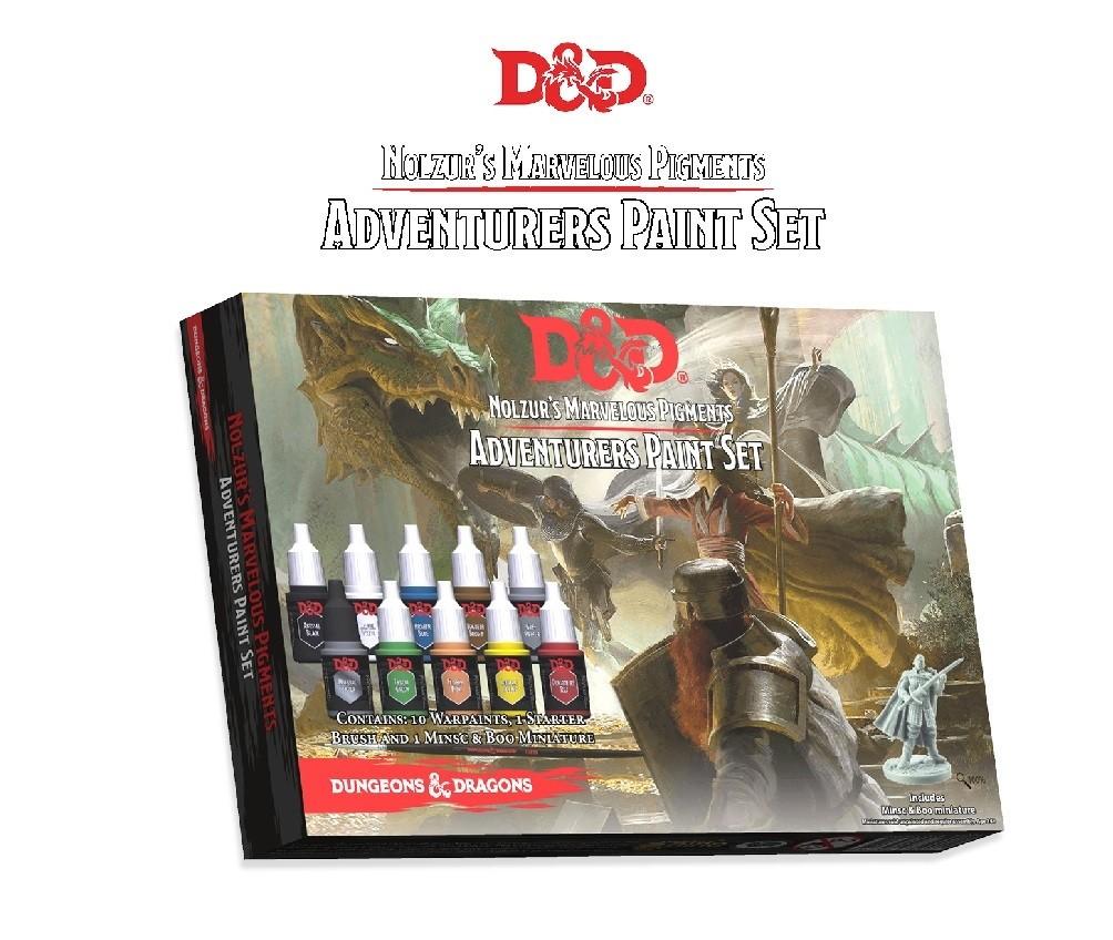 Dungeons &amp; Dragons - Nolzurs Marvelous Pigments Adventurers Paint Set - Good Games