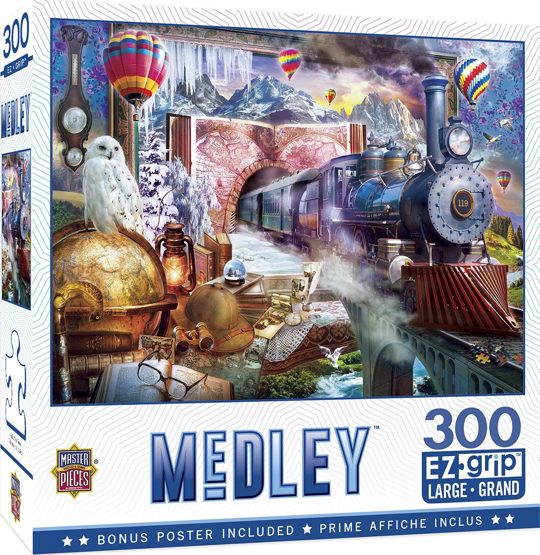 Masterpieces Puzzle Medley Magical Journey Ez Grip Puzzle 300 Piece Jigsaw