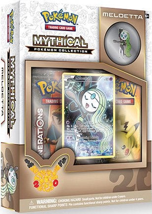 Pokemon TCG Mythical Collection Meloetta Pin Box