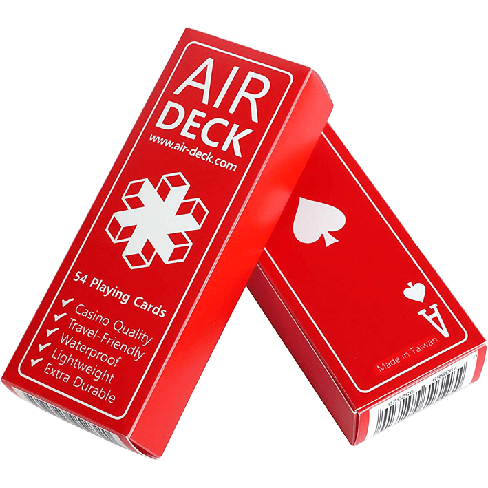 Air Deck Playing Cards - Red