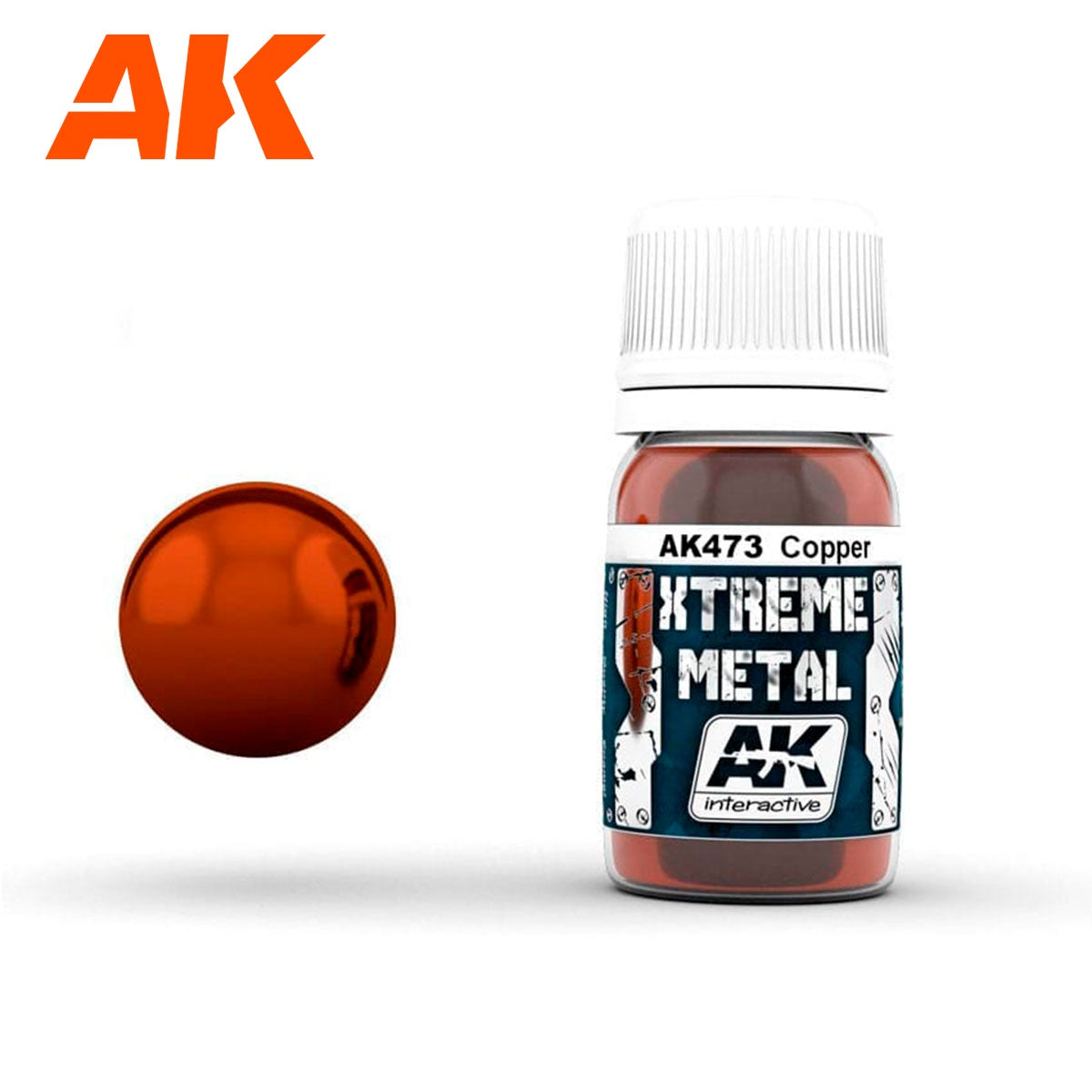 AK Interactive Metallics Xterme Metal Copper 30ml