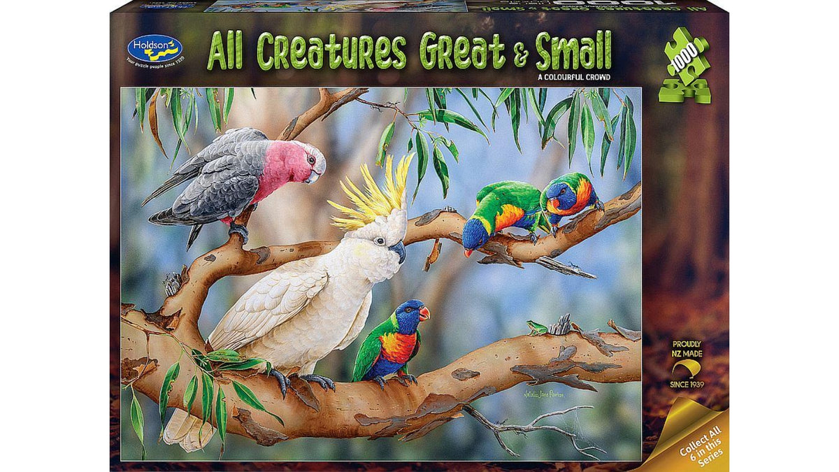Holdson All Creatures Great &amp; Small - Birds 1000 Piece Jigsaw