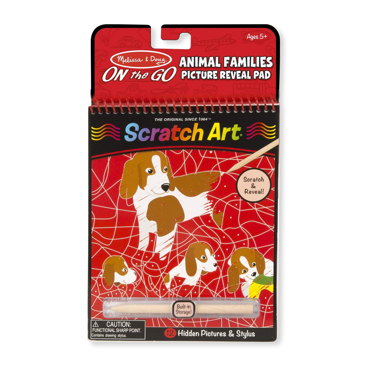 Melissa &amp; Doug - On The Go - Scratch Art - Animal Families