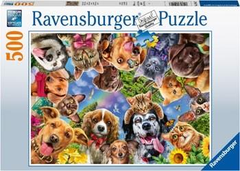 Jigsaw Puzzle Animal Selfie 500pc - Good Games