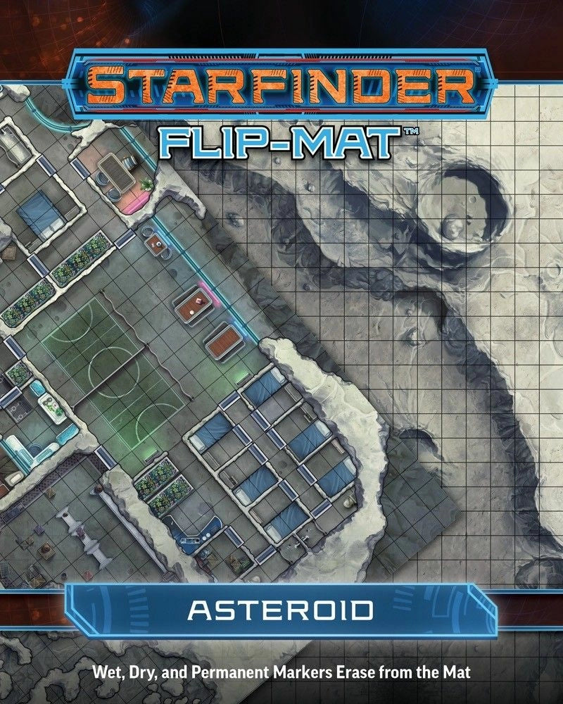Starfinder Flip Mat Starship Asteroid