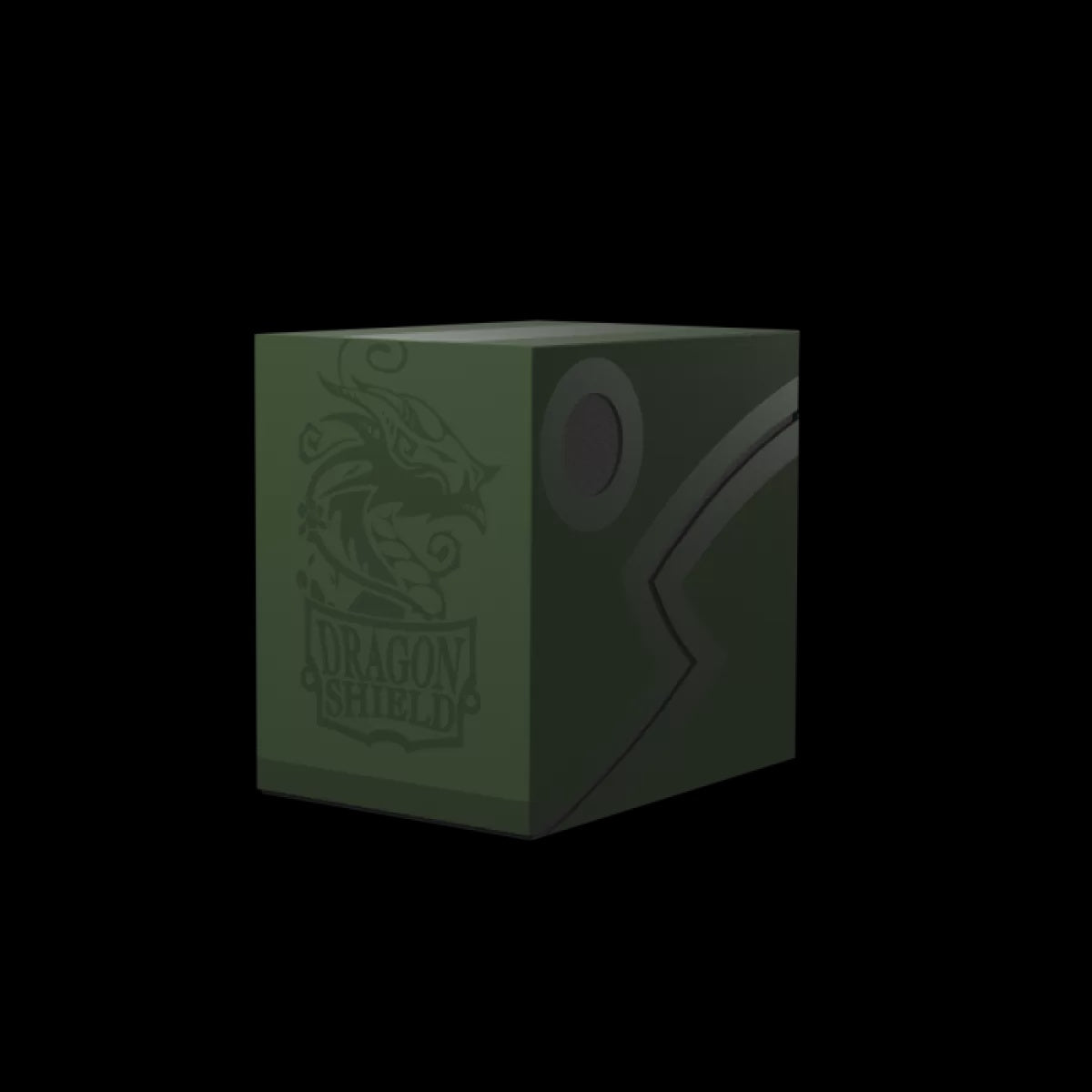 Dragon Shield - Deck Box Revised Double Shell - Forest Green/Black