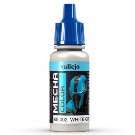 Vallejo Mecha Colour - White Grey 17ml Acrylic Paint (AV69002)