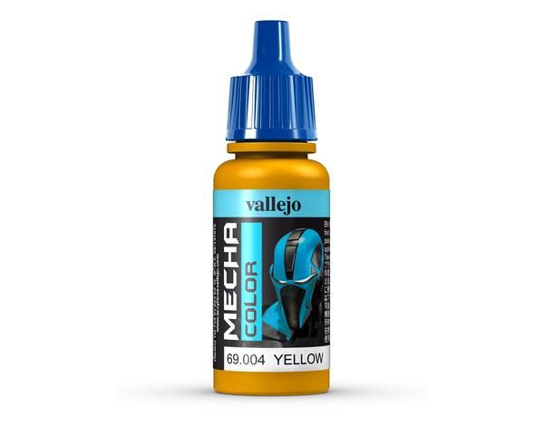 Vallejo Mecha Colour - Yellow 17ml Acrylic Paint (AV69004)