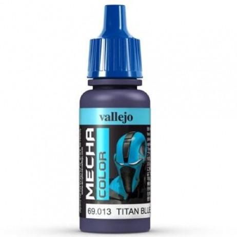 Vallejo Mecha Colour - Titan Blue 17ml Acrylic Paint (AV69013)