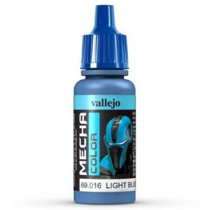 Vallejo Mecha Colour - Light Blue 17ml Acrylic Paint (AV69016)