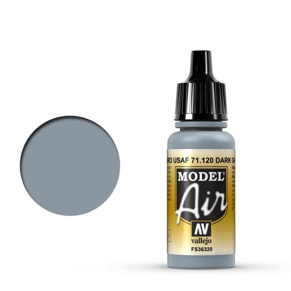 Vallejo Model Air - Dark Ghost Gray 17ml Acrylic Paint (AV71120)