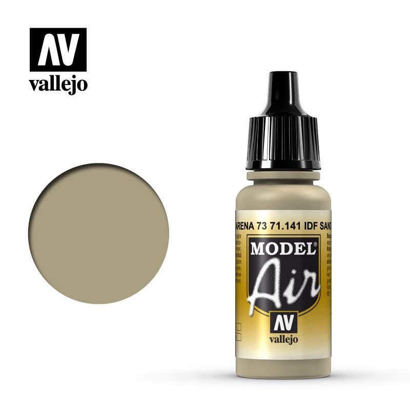 Vallejo Model Air - Idf Sand Gray 73 17ml Acrylic Paint (AV71141)
