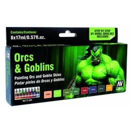 Vallejo Game Colour Orcs &amp; Goblins 8 Colour Set