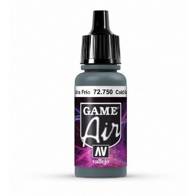 Vallejo Game Air - Cold Grey 17ml Acrylic Paint (AV72750)