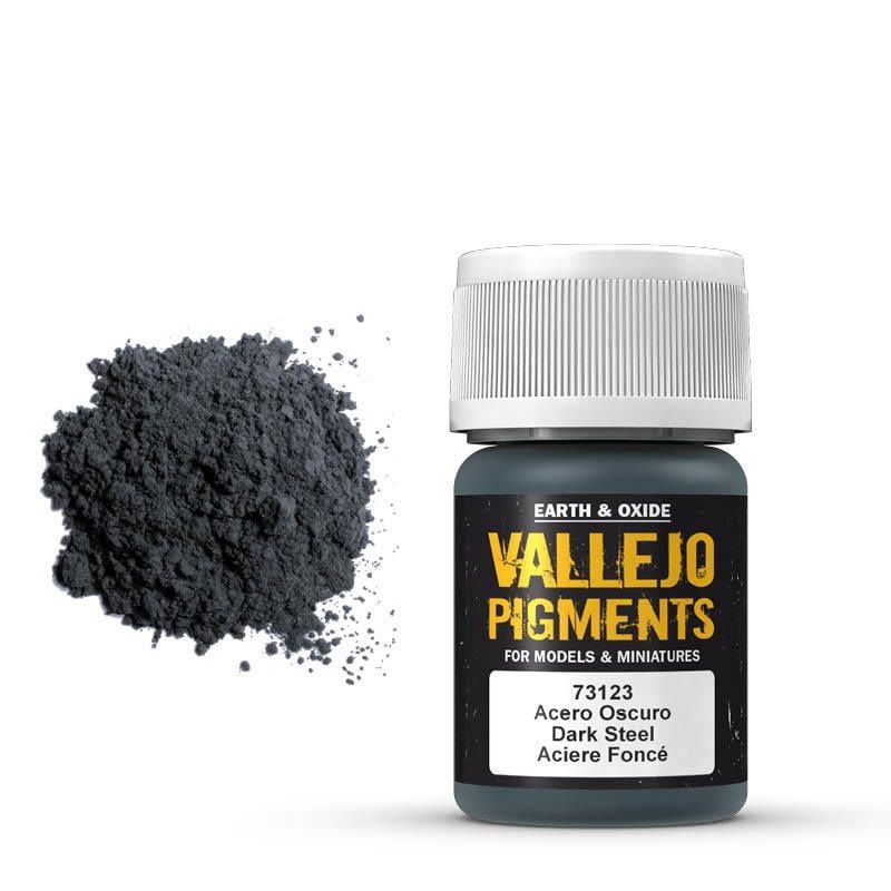 Vallejo Pigments - Dark Steel 30ml (AV73123)