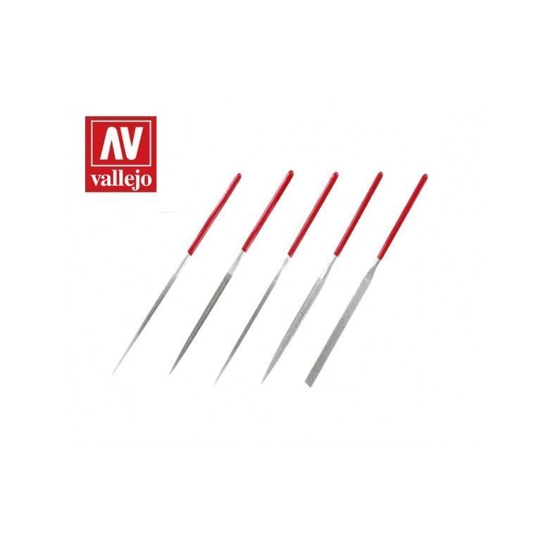 Vallejo Tools Set Of 5 Diamond Needle Files