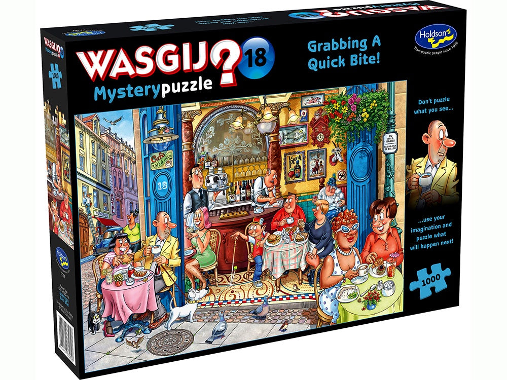 Wasgij? Mystery 18 - Grabbing a Quick Bite - 1000 Piece Jigsaw