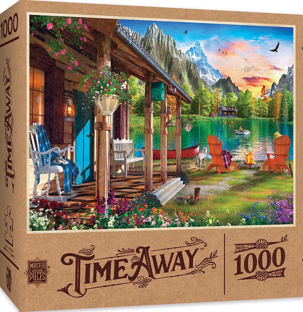 Masterpieces Puzzle Xplorer Maps Time Away Round the Lake Puzzle 1000 pc - Good Games