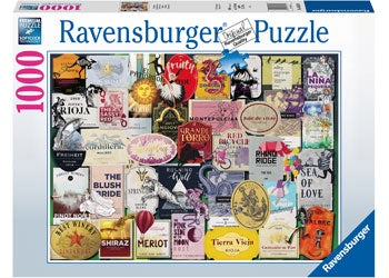 Ravensburger Wine Labels 1000 Piece Jigsaw