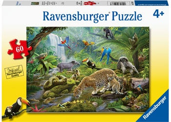 Ravensburger - Rainforest Animals 60 Piece Jigsaw