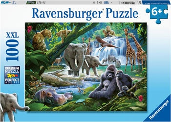 Ravensburger - Jungle Animals 100 Piece Jigsaw