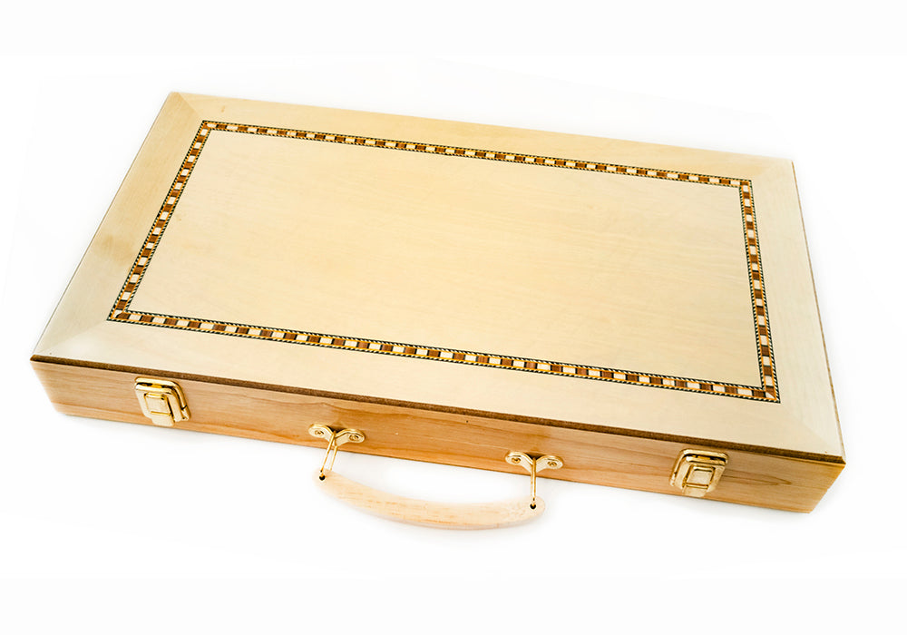 LPG Wooden Folding Backgammon Case 45cm