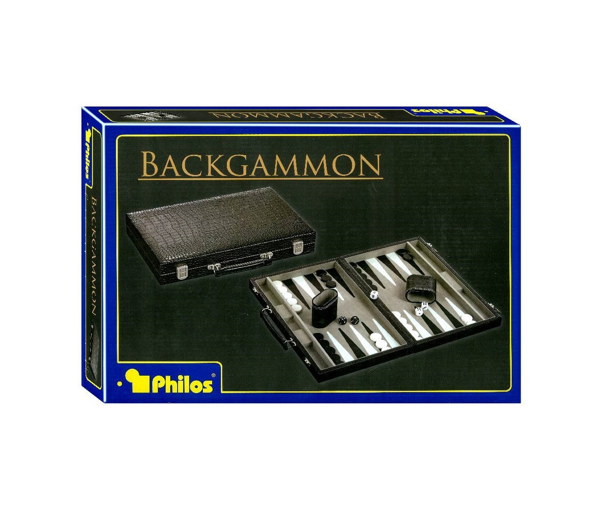 Backgammon 15 Black Crocodile