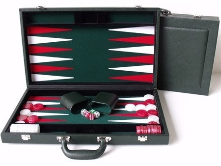 Dal Rossi - Backgammon Green PU Leather 15
