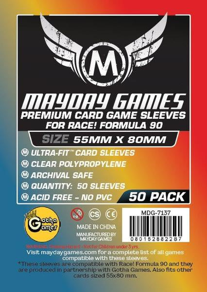 Premium 55mm x 80mm Sleeves - Mayday Games