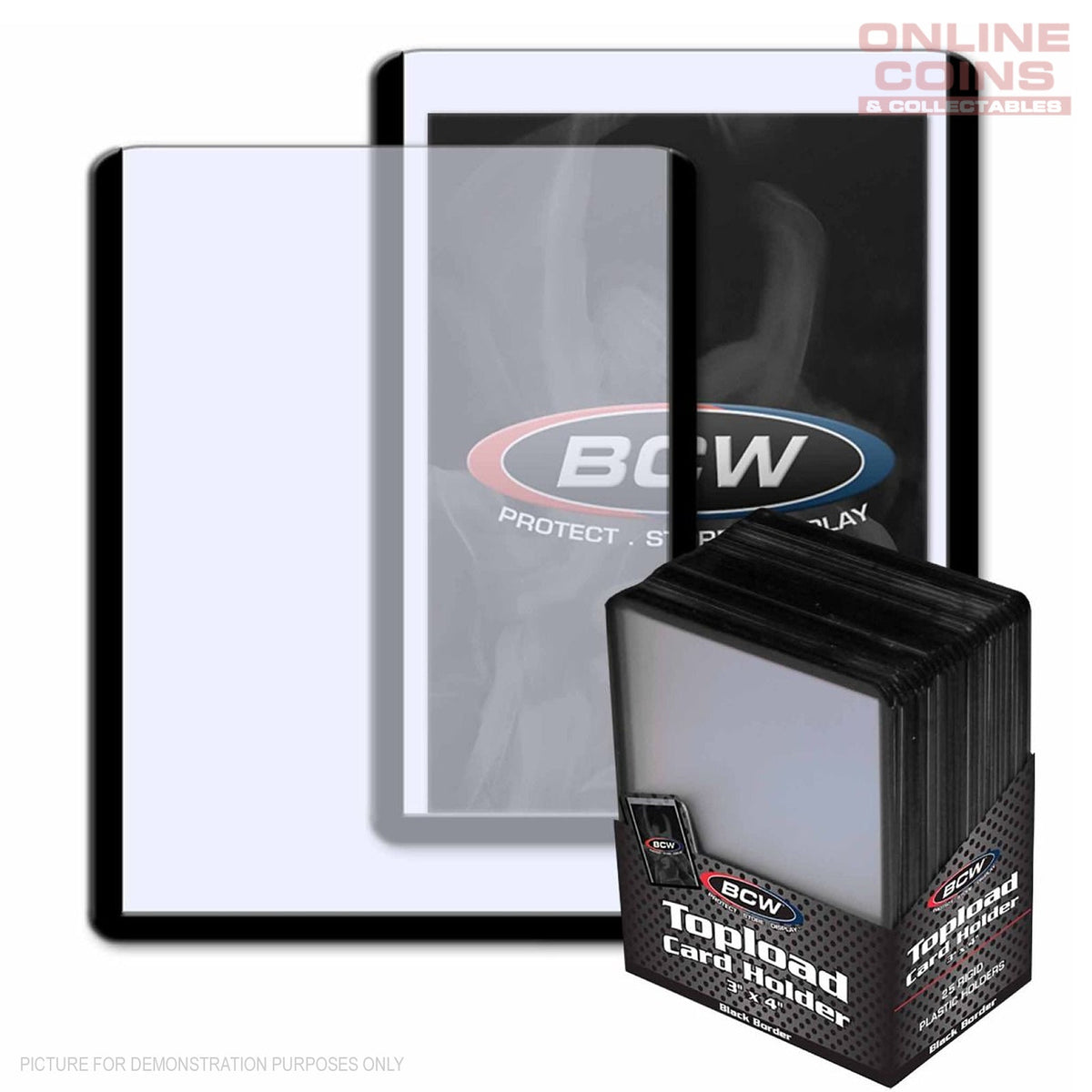 BCW Topload Card Holder Border Premium