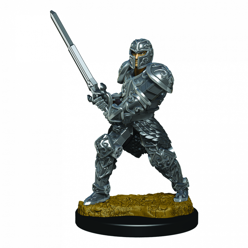 Dungeons &amp; Dragons Premium Painted Figures Male Human Fighter