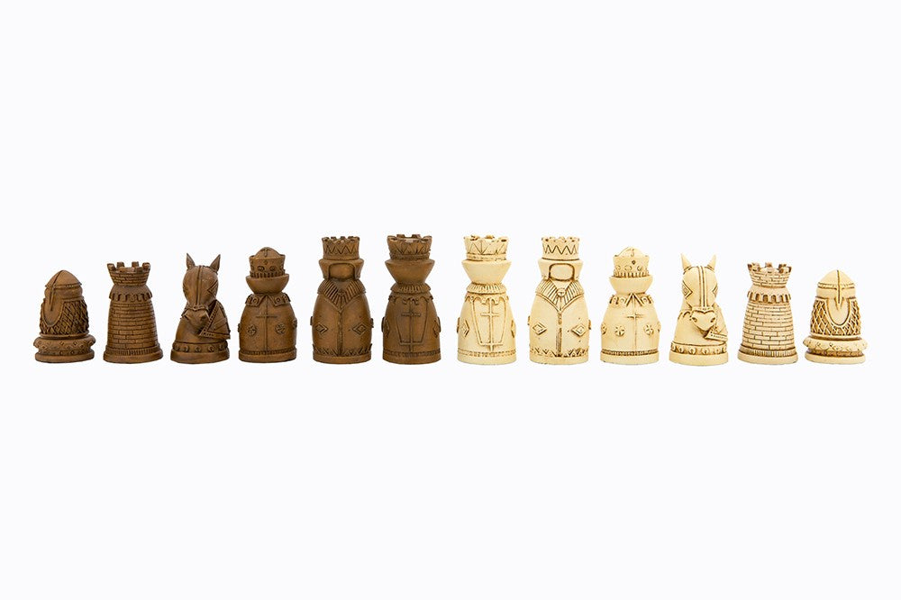 Chess Pieces Medieval Resin