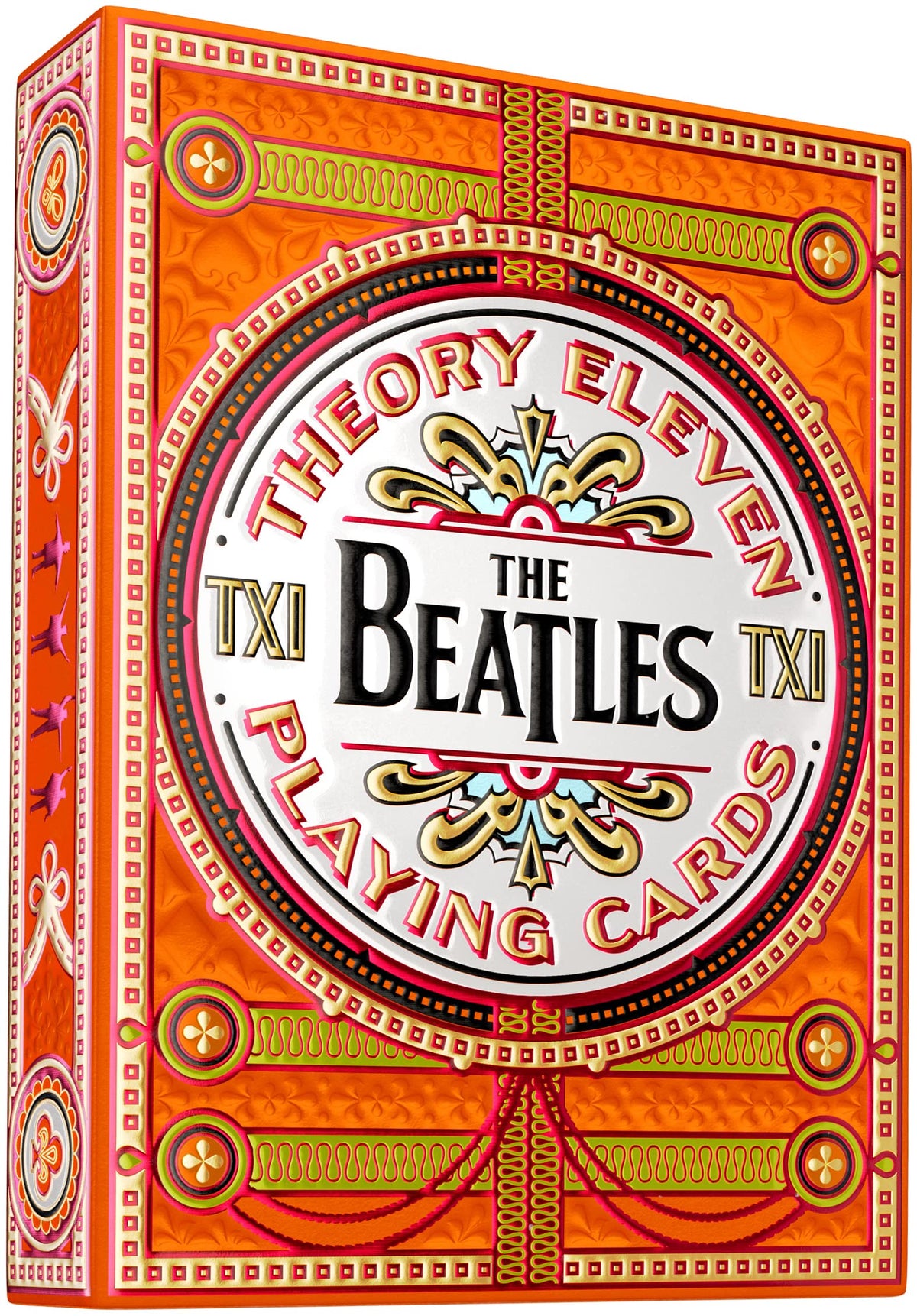 Theory 11 The Beatles Orange Playing Cards