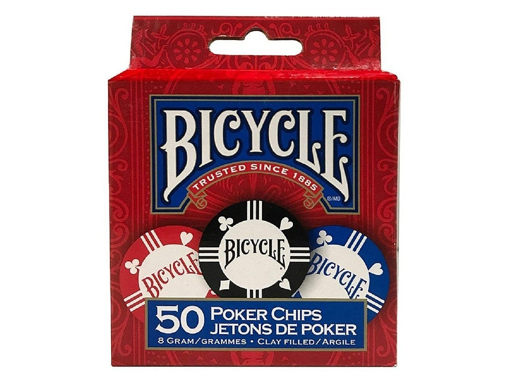 Poker Chips (50) Bicycle Clay
