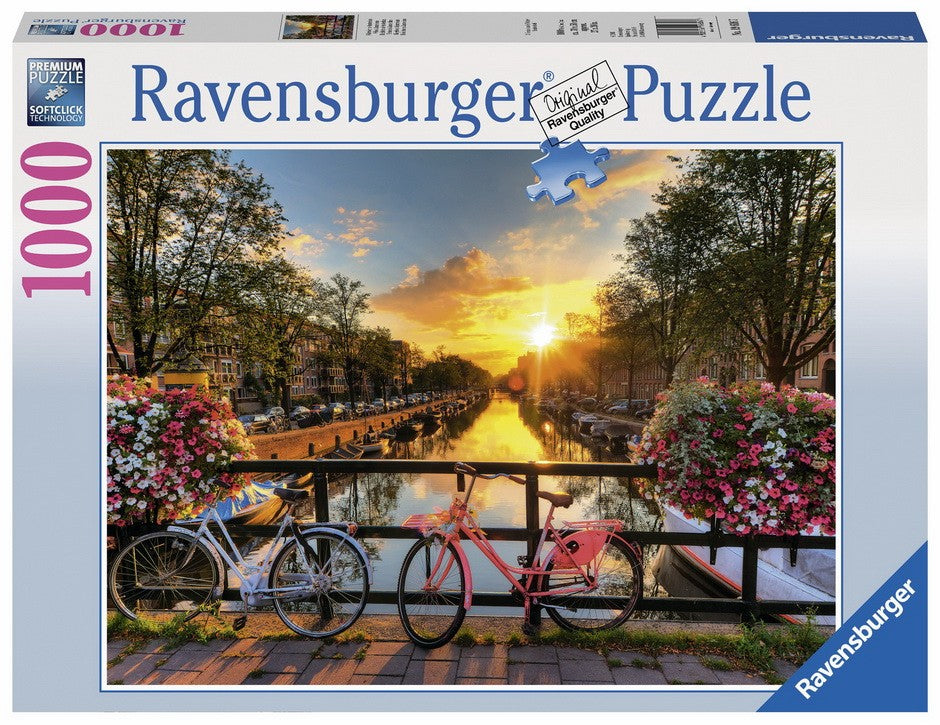 Ravensburger Bicycles In Amsterdam - 1000 Piece Jigsaw