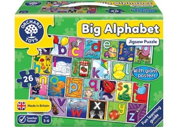 Orchard Jigsaw - Big Alphabet Jigsaw &amp; Poster 26pc