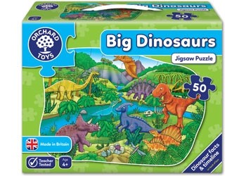 Orchard Jigsaw - Big Dinosaur Shaped Jigsaw 50pc