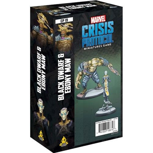 Marvel Crisis Protocol Miniatures Game Black Dwarf And Ebony Maw Character Pack