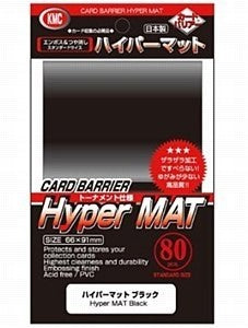 KMC - Hyper Mat Standard Sleeves (80) - Black