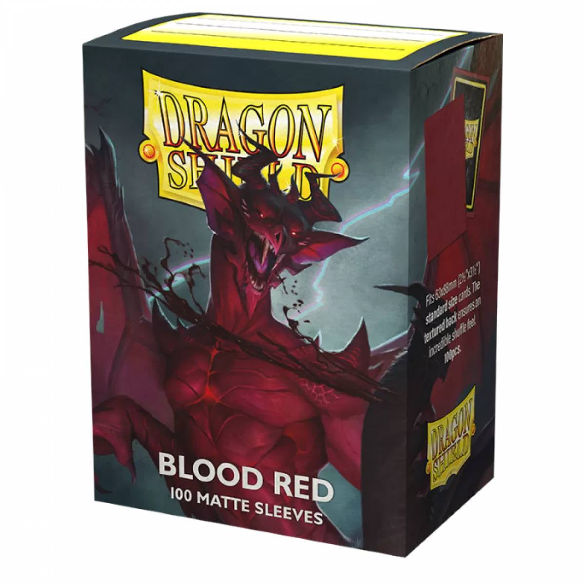 Dragon Shield - Blood Red Matte Sleeves (100)