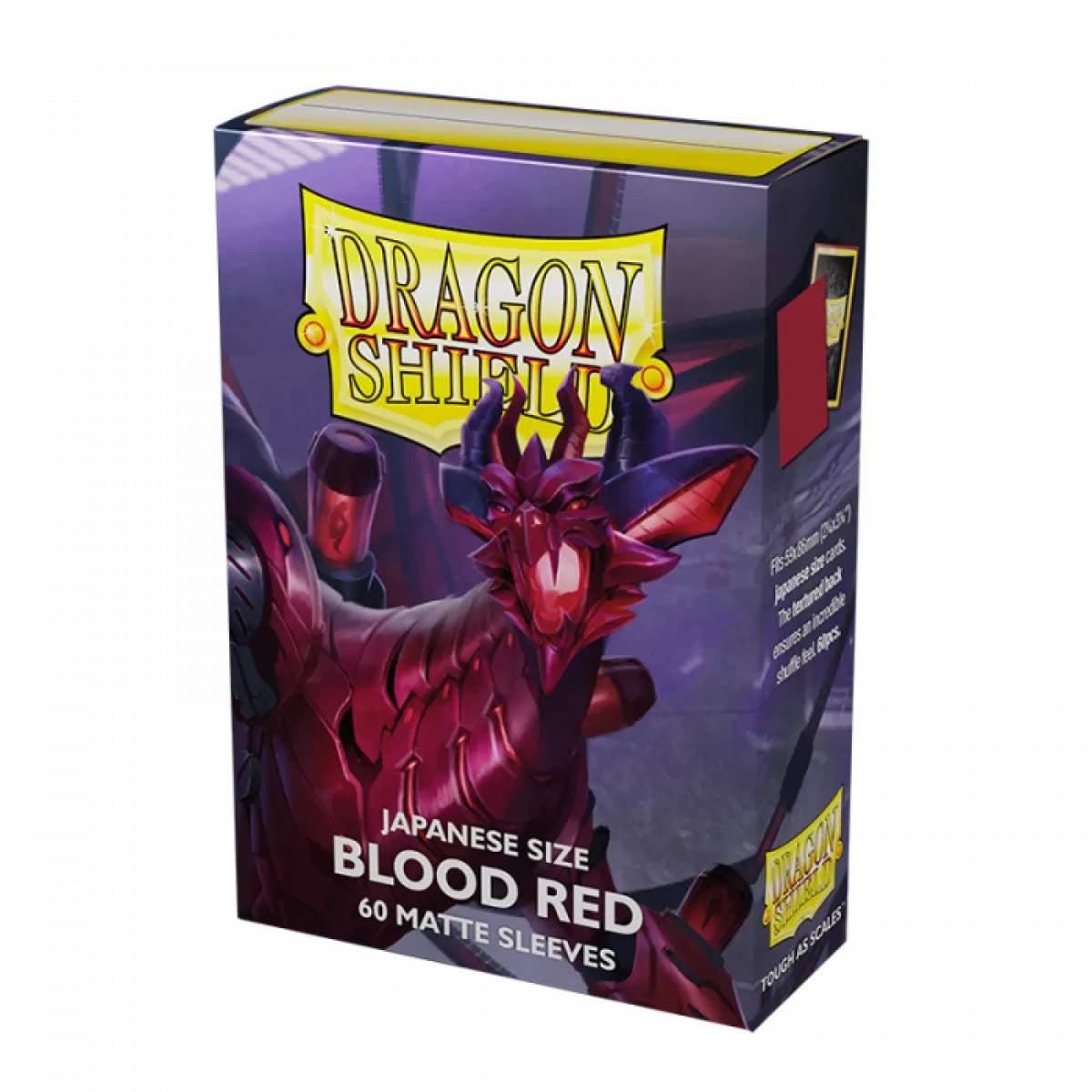 Dragon Shield - Blood Red Matte Japanese Sleeves (60)