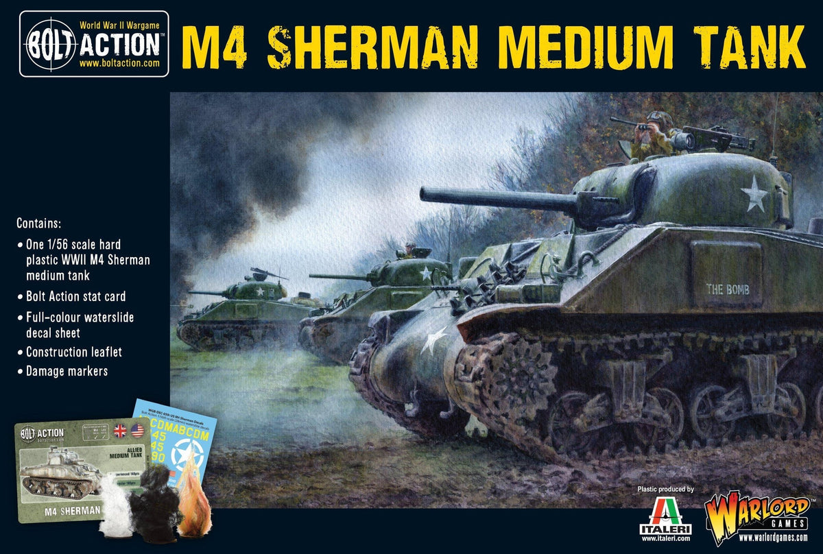 Bolt Action- M4 Sherman (75) Plastic Box Set