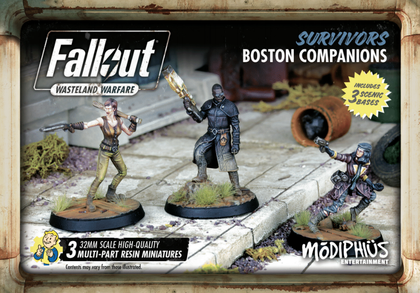 Fallout Wasteland Warfare Survivors Boston Companions
