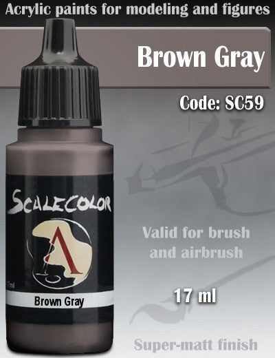Scale 75 - Scalecolor Brown Gray (17 ml) SC-59 Acrylic Paint
