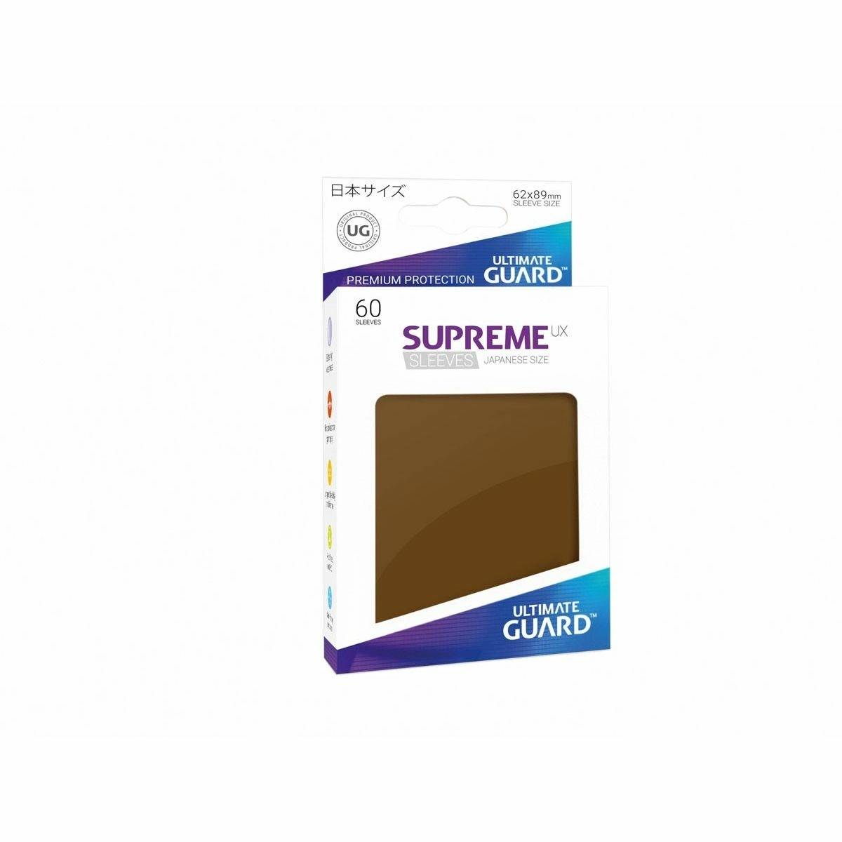 Ultimate Guard - Supreme UX Japanese Size Sleeves Brown (60)