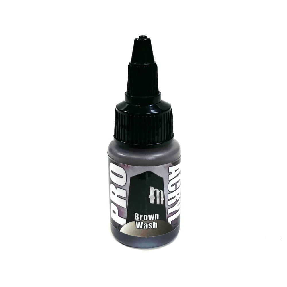 Monument Pro Acryl Paint Washes - Brown Wash 22ml