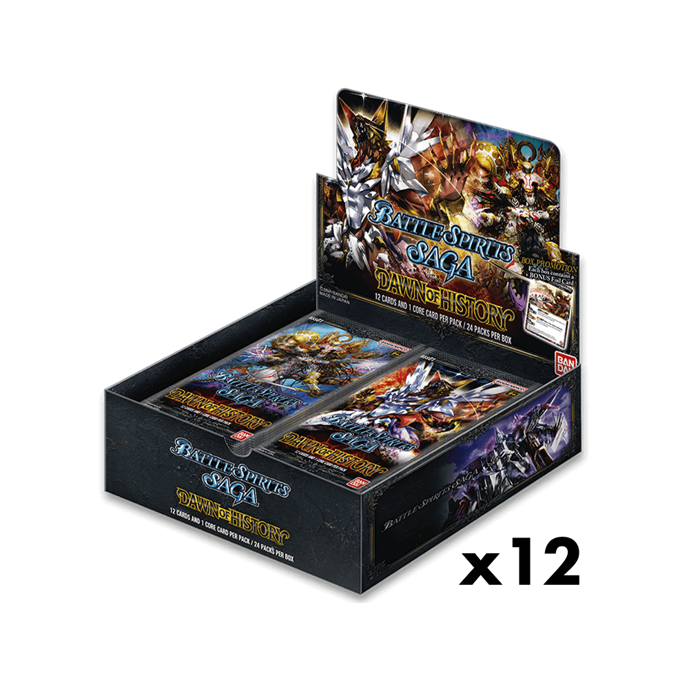 Battle Spirits Saga Card Game Set 01 Dawn of History Booster Case (BSS01)