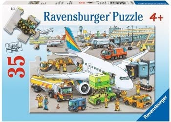 Ravensburger - Busy Airport - 35 Piece Jigsaw