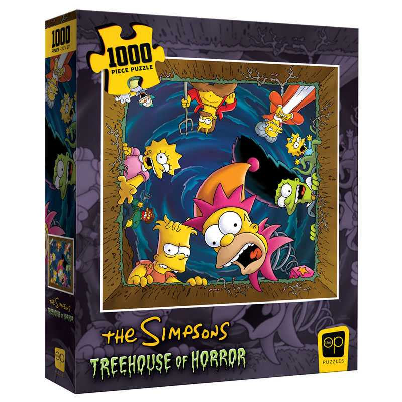 The Simpsons Tree House of Horrors Happy Haunting 1000 Piece Jigsaw